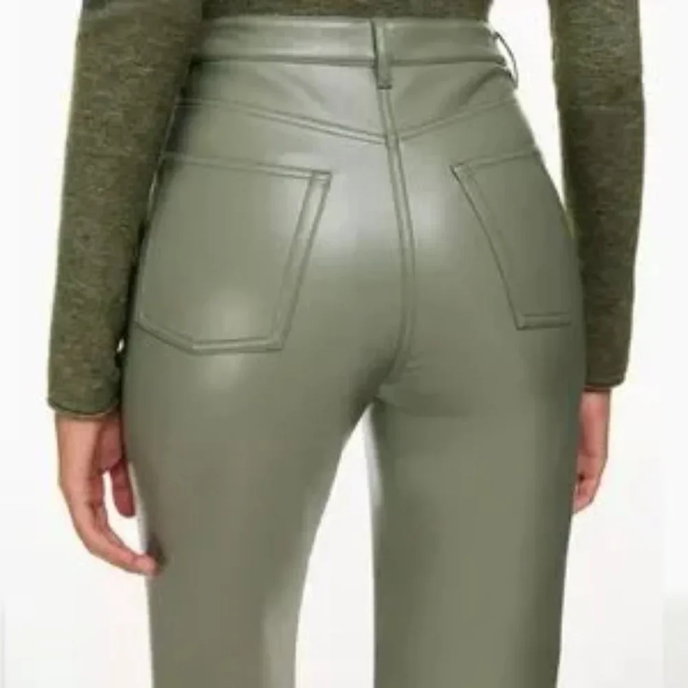 Wilfred Melina Vegan Leather Pant Sage Frost - Picture 3 of 14